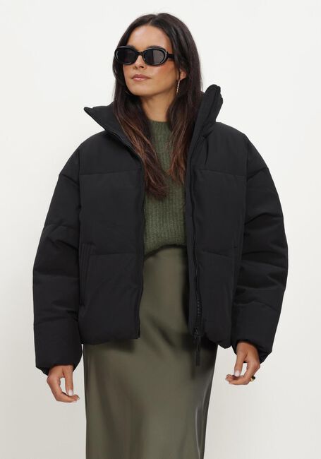 Schwarze MSCH COPENHAGEN Wattierte Jack MSCHREFRON JACKET - large