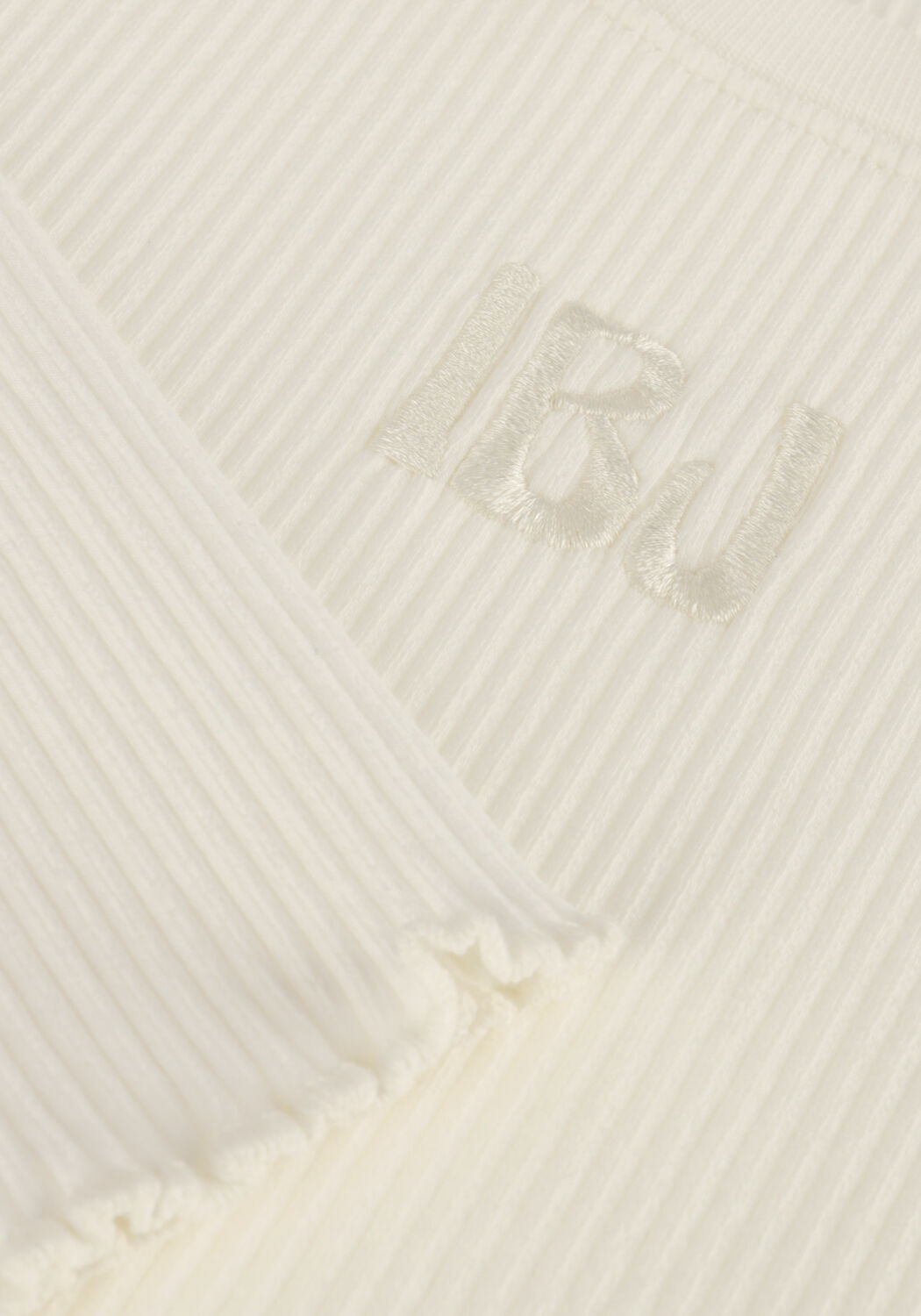 Wei&szlig;e INDIAN BLUE JEANS Tops & T-shirts T-SHIRT LONG SLEEVE CROPPED RIB IBJ - large