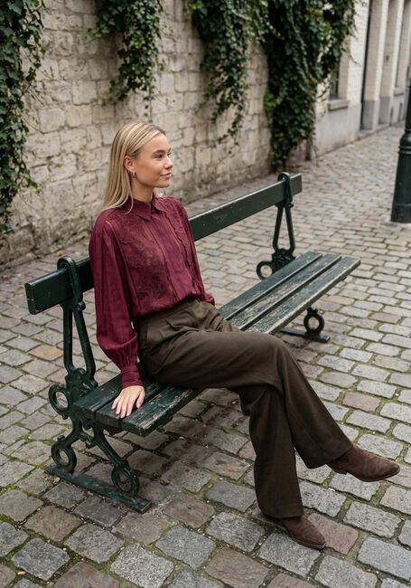 Bordeaux COPENHAGEN MUSE Blusen CMMOLLY-SHIRT - large
