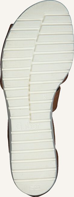 Cognacfarbene GABOR Flache Sandalen 582 Cognacfarbene GABOR Flache Sandalen 582 - large