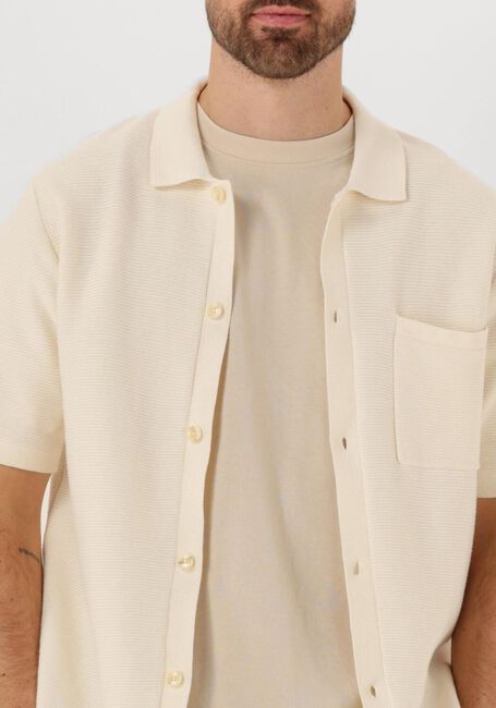 Beige ANERKJENDT Polo-Shirt AKSVEND S/S KNIT SHIRT - large
