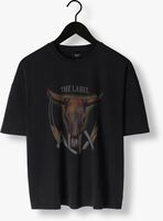 Schwarze ALIX THE LABEL T-shirt LADIES KNITTED BULL T-SHIRT