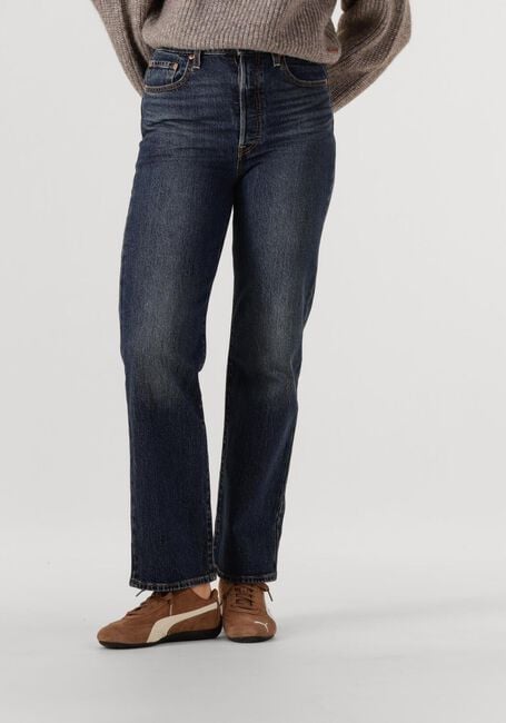 Dunkelblau LEVI'S Straight leg jeans RIBCAGE FULL LENGHT APPLY NOW - large