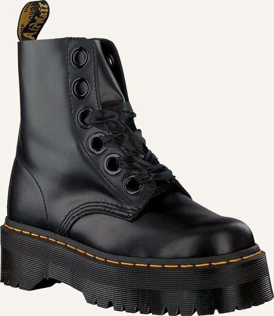 Schwarze DR MARTENS Schnürboots MOLLY Schwarze DR MARTENS Schnürboots MOLLY - large