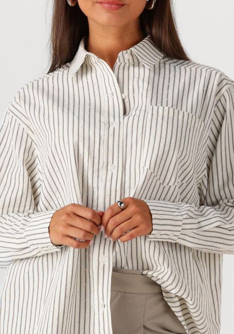 Creme NEO NOIR Blusen DALMA CREPE STONE SHIRT - large