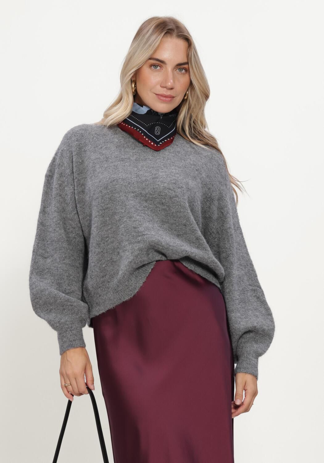 Graue FREEBIRD Pullover KELSEY - large