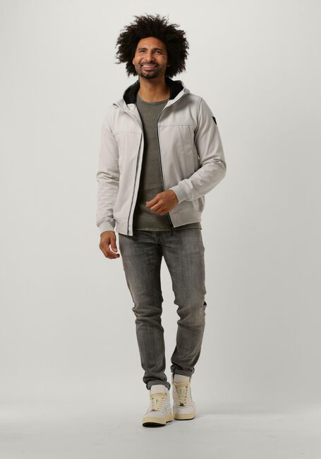 Olive PURE PATH Pullover FLAT KNITTED SHIRT WITH SMALL LOGO ON CHEST - large