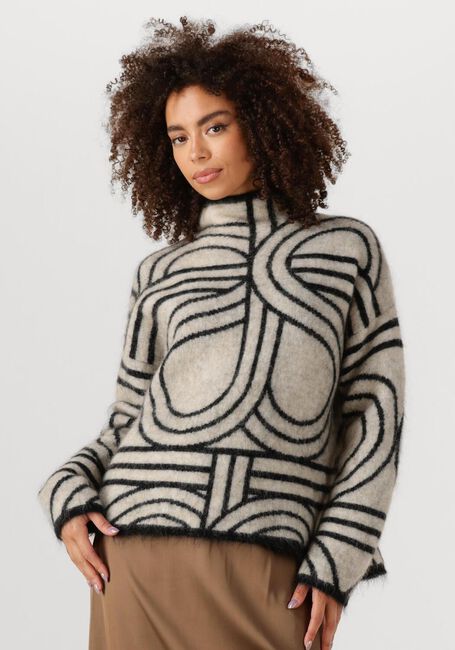 Nicht-gerade weiss SECOND FEMALE Pullover SIGNA KNIT T-NECK - large