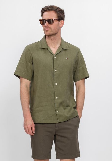 Gr&uuml;ne TOMMY HILFIGER Casual-Oberhemd SORONA LINEN CAMP SS RF 1/2 - large