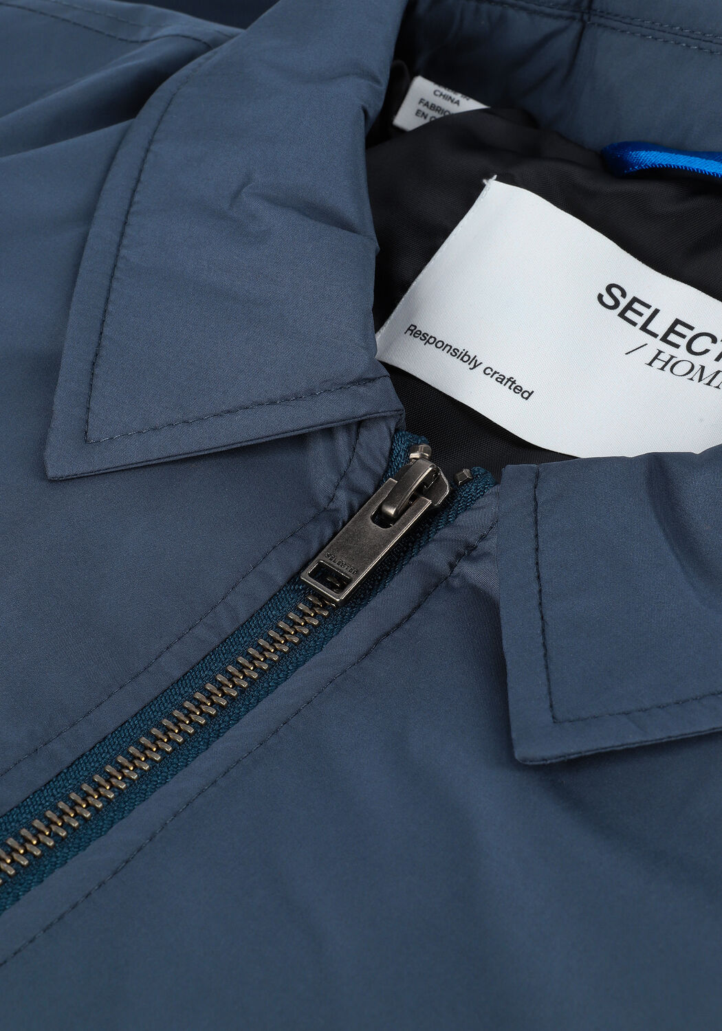 Dunkelblau SELECTED MEN Jack SLHROYCE SHORT JKT B NOOS - large