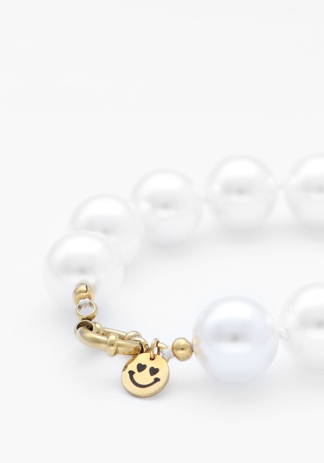 Wei&szlig;e BONNIE STUDIOS Armb&auml;nder FRED BIG BRACELET - large