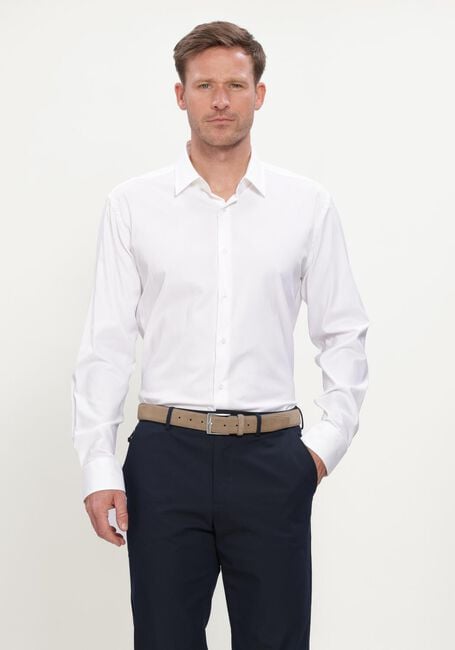 Wei&szlig;e BOSS BLACK Klassisches Oberhemd P-HANK-KENT-C1-222 - large