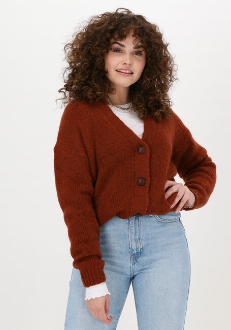 Braune SIMPLE Strickjacke LESLEY - large