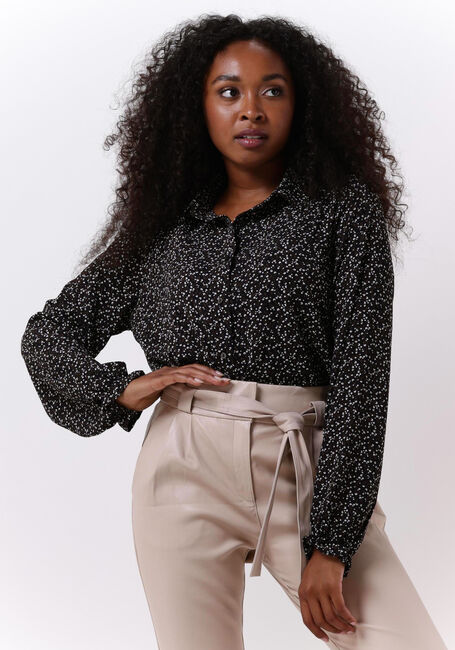 Schwarze MODSTRÖM Blusen ALEXANDER PRINT SHIRT - large