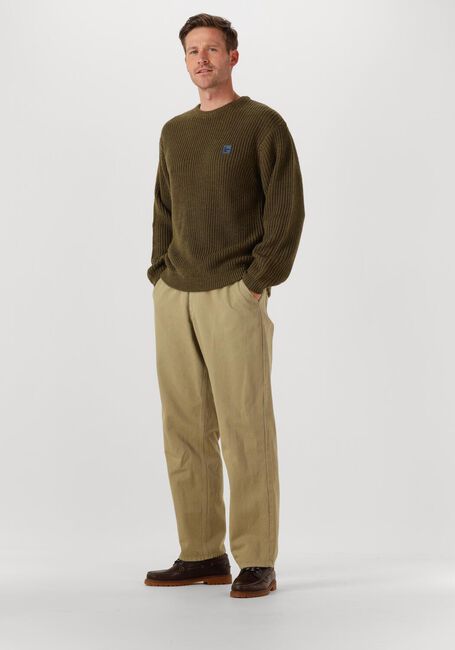 Khaki AMERICAN VINTAGE Pullover CRASHWAY CREW - large