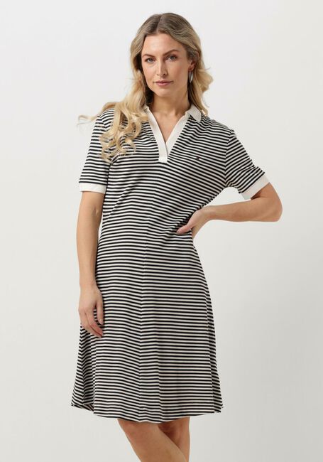 Blaue TOMMY HILFIGER Minikleid F+F OPEN PLCKTLYCLL POLO DRESS - large