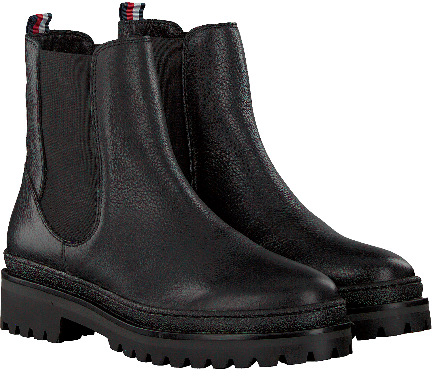 Schwarze TOMMY HILFIGER Stiefeletten RUGGED CLASSIC BOOT | Omoda