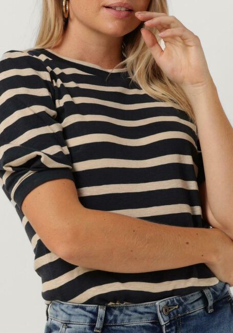 Dunkelblau BY-BAR Top NICKY BIG STRIPE TOP - large
