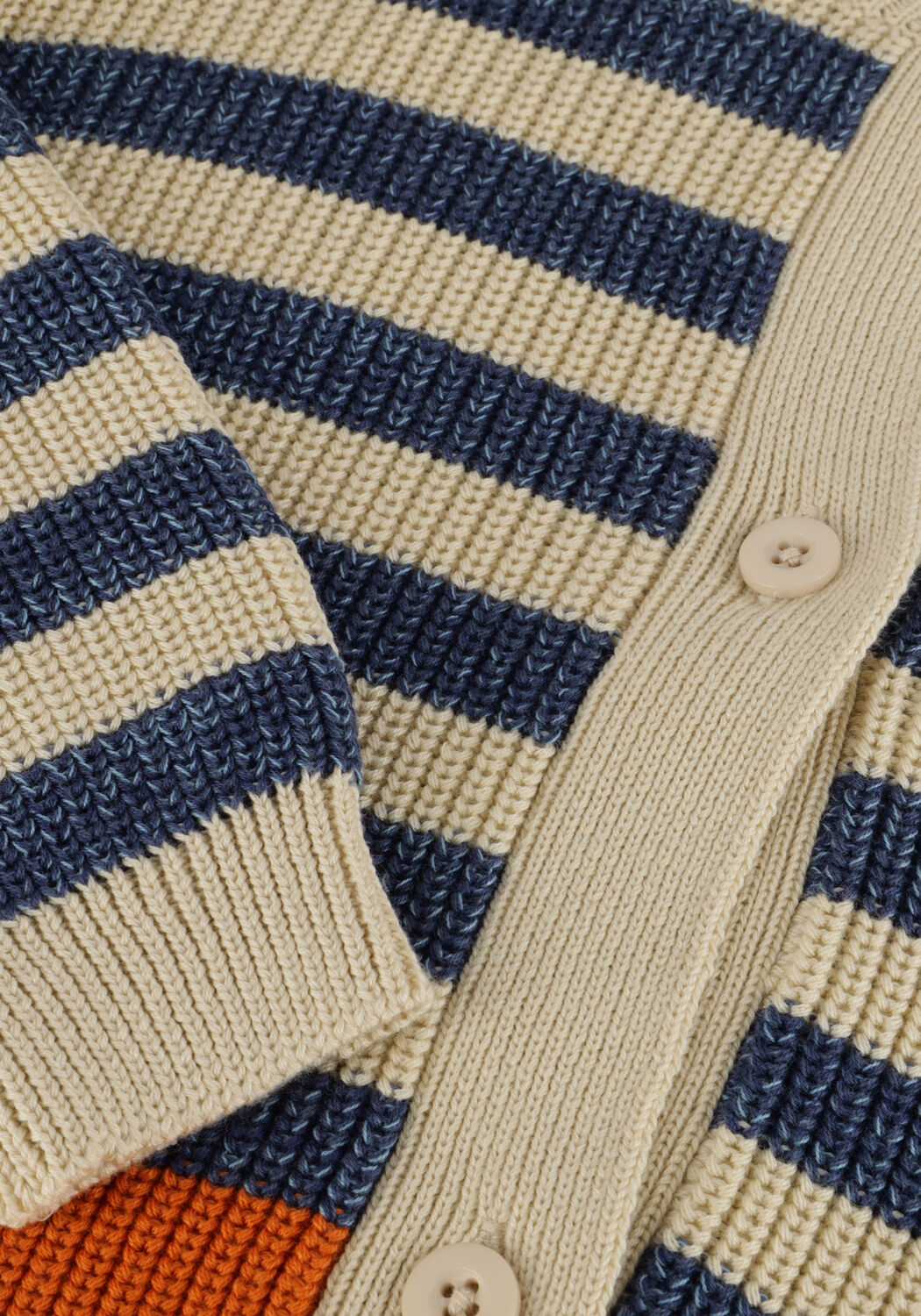 Mehrfarbige/Bunte YOUR WISHES Strickjacke STRIPE KNIT RELAXED CARDIGAN - large