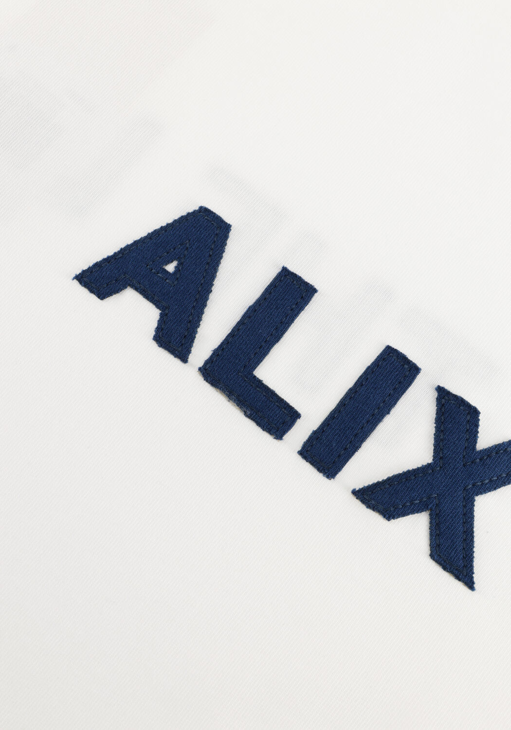 Wei&szlig;e ALIX THE LABEL T-shirt LADIES KNITTED PATCH LONGSLEEVE T-SHIRT - large