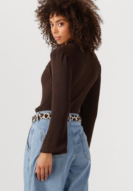 Braune NOTRE-V Strickjacke NV-GRIET - large