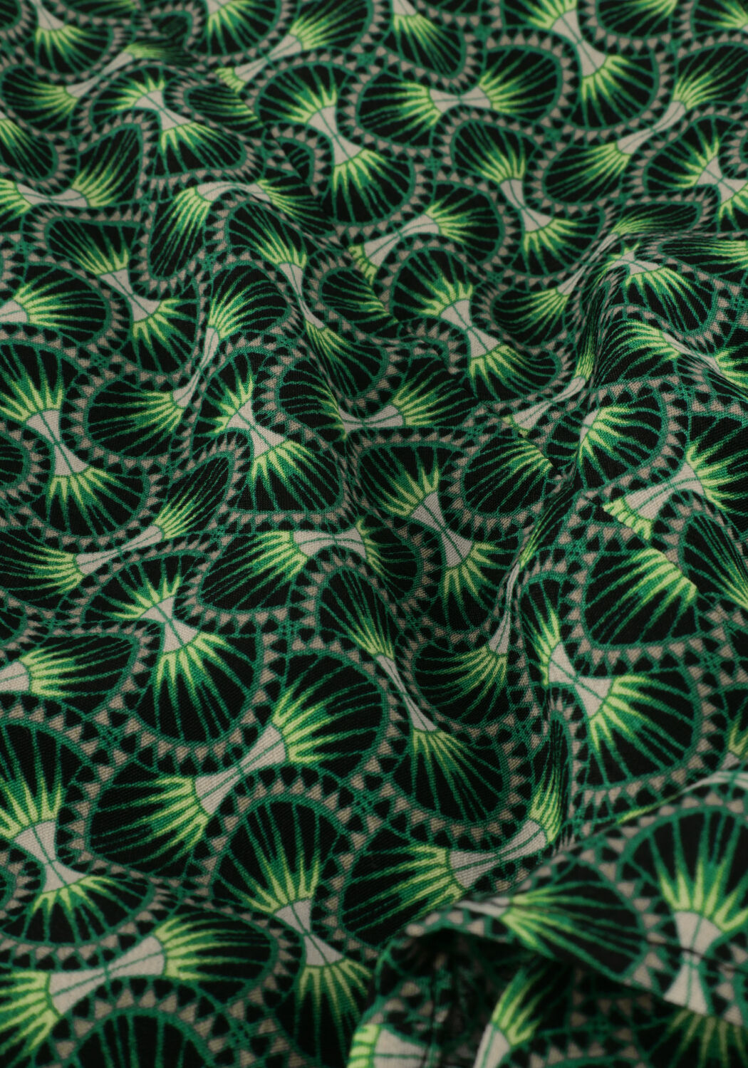 Gr&uuml;ne COLOURFUL REBEL Minirock INA GRAPHIC SMOCK MINI SKIRT - large