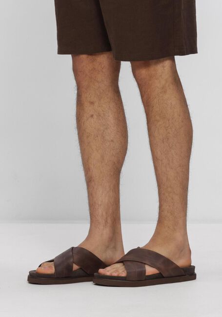 Braune STEFANO LAURAN Pantolette 26002 - large