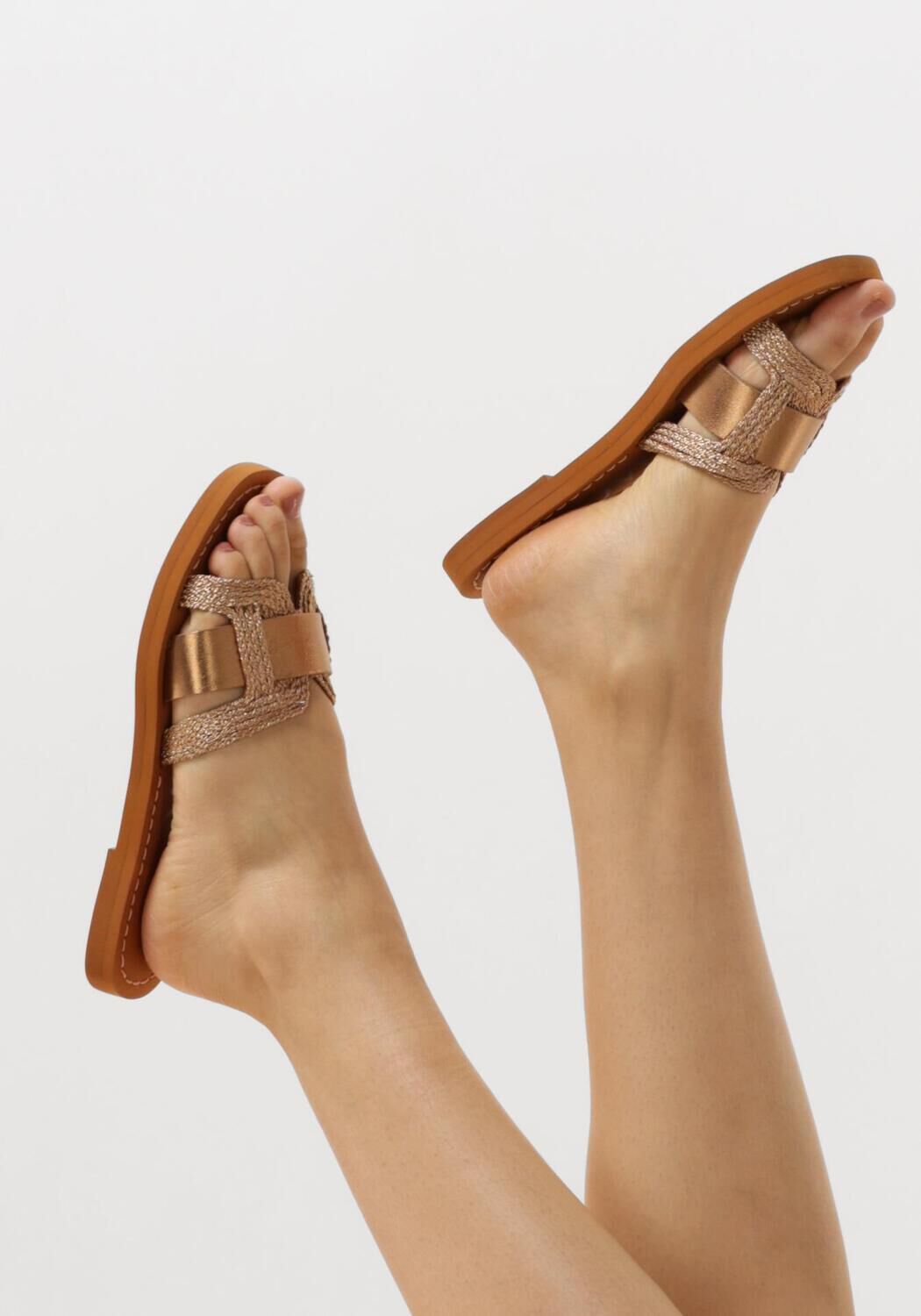 Ros&eacute;goldene INUOVO Pantolette B08011 - large