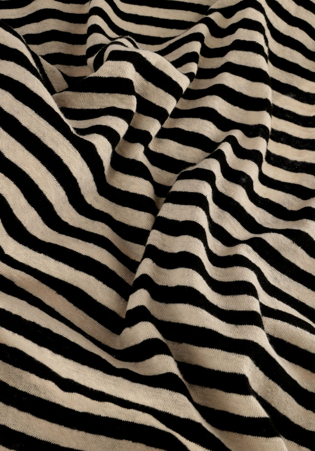 Schwarze PENN & INK Top T-SHIRT STRIPE - large