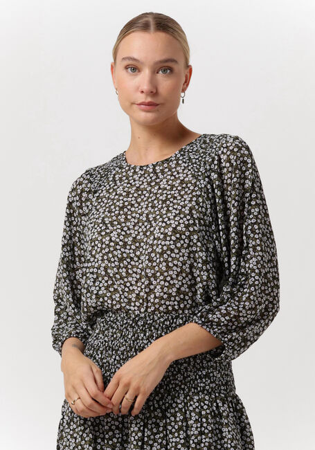 Weiße MSCH COPENHAGEN Langarmshirts HIBBA RIKKELIE - large