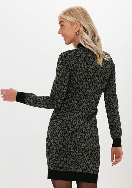 Schwarze MICHAEL KORS Minikleid METALLIC MK DOT MINI DRS - large