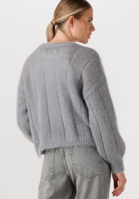 Blaue DES PETITS HAUTS Strickjacke CHOUETTE - large