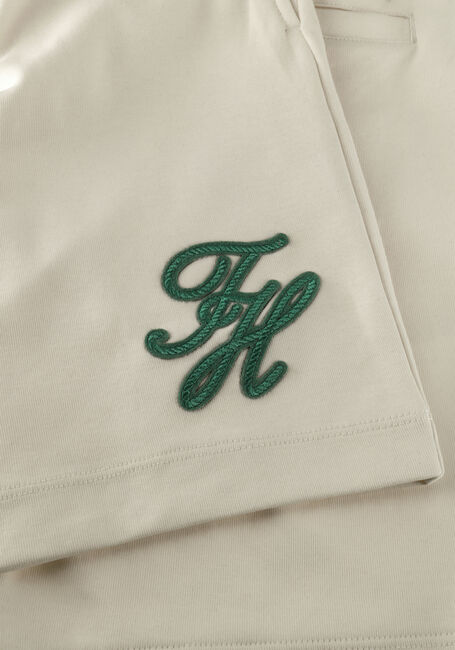 Creme TOMMY HILFIGER Kurze Hose TH SCRIPT GRAPHIC SWEATSHORTS - large