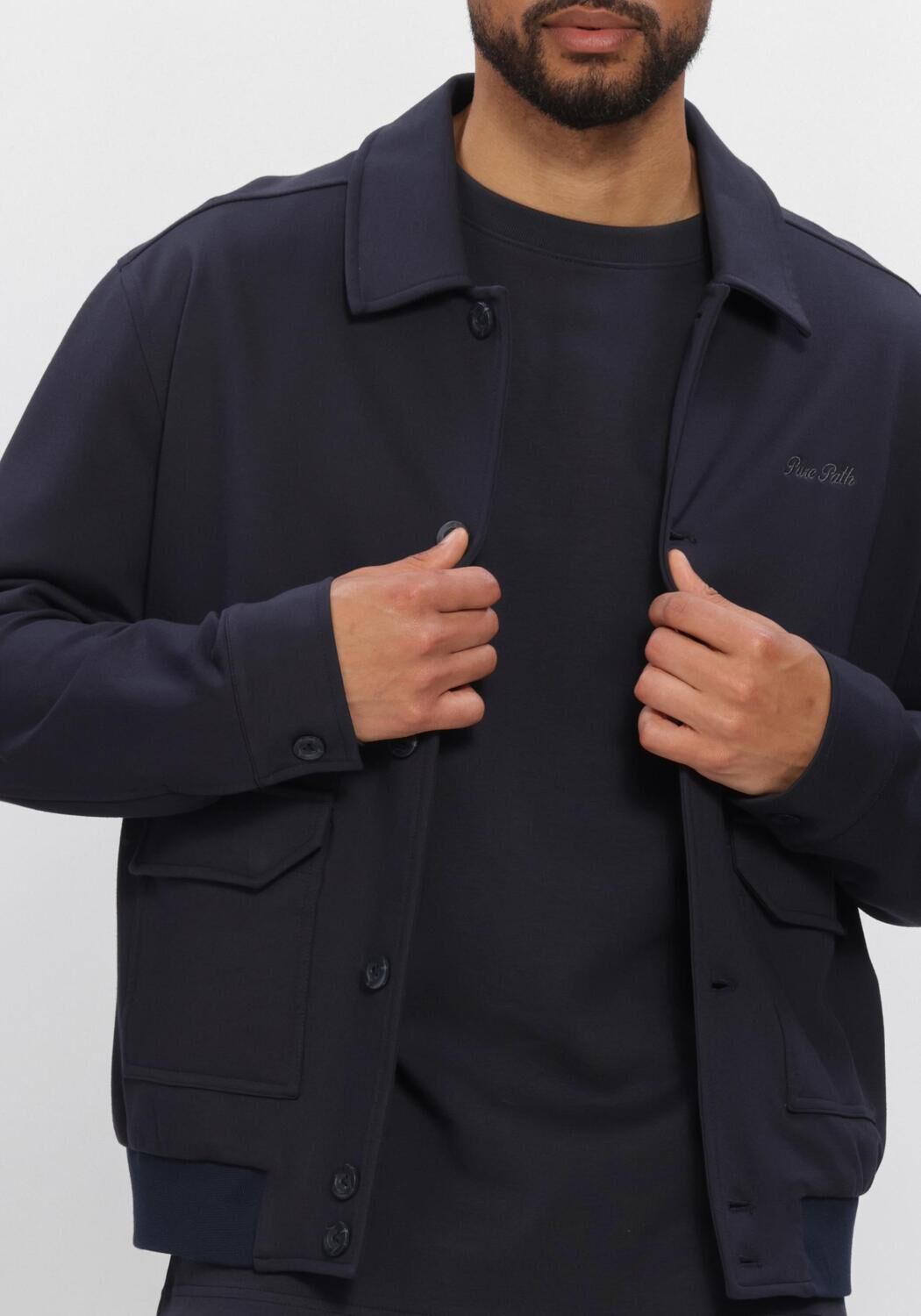Dunkelblau PURE PATH Overshirt PUNTA - large