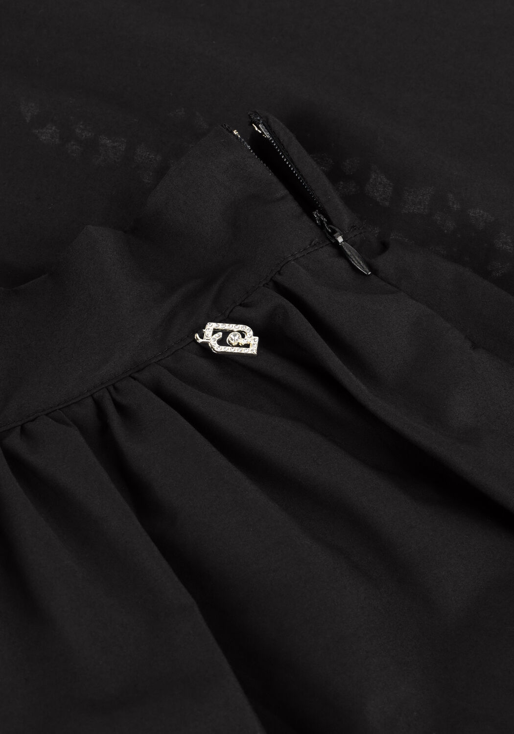 Schwarze LIU JO Maxirock GONNA TS NAV LONGUET - large