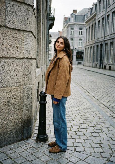 Camelfarbene BY-BAR M&auml;ntel RIKA COAT - large