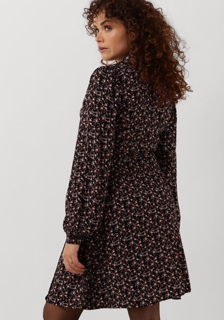 Schwarze MSCH COPENHAGEN Minikleid MSCHMESSINA MOROCCO WRAP DRESS AOP - large