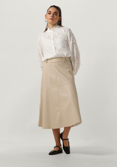 Creme BRUUNS BAZAAR Midirock VEGANI IMMA SKIRT - large