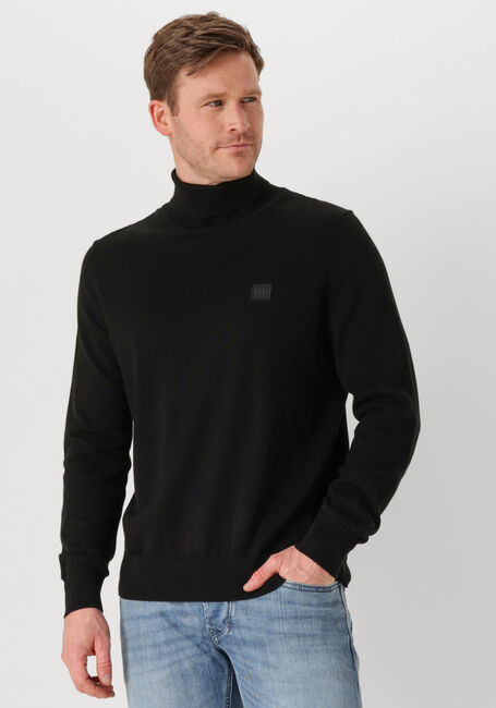 Schwarze BOSS ORANGE Rollkragenpullover AKIRO_S - large
