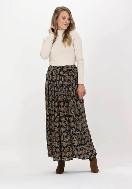 Schwarze BY-BAR Maxirock LIEN GRAPES SKIRT - large