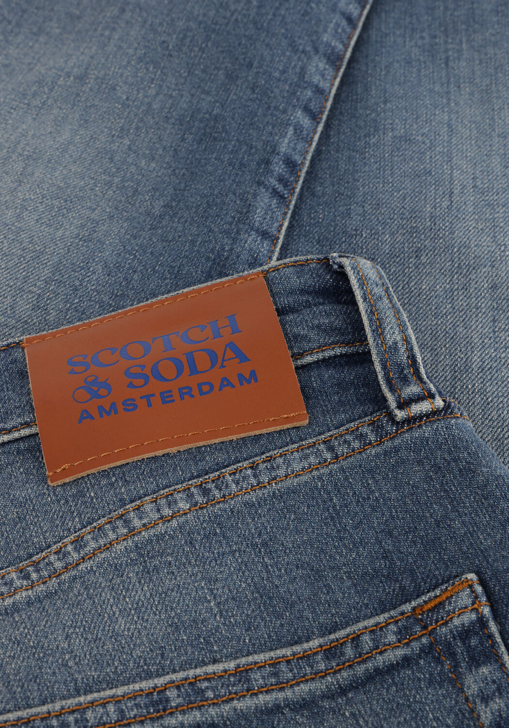 Blaue SCOTCH & SODA Slim fit jeans CORE THE ZEE STRAIGHT JEANS - large