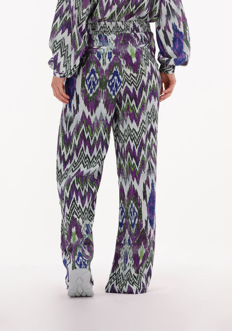 Mehrfarbige/Bunte ALIX THE LABEL Weite Hose LADIES WOVEN IKAT WIDE LEG PANTS - large