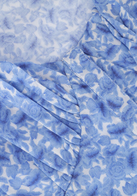 Blaue NA-KD Bluse ORGANIC GATHERED DETAIL LONG SLEEVE BLOUSE - large