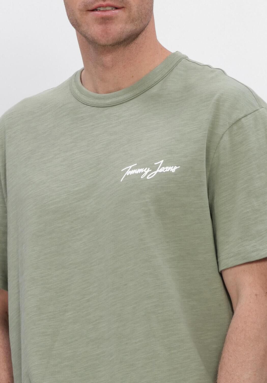 Gr&uuml;ne TOMMY JEANS T-shirt TJM RLX NOVELTY SS TEE - large