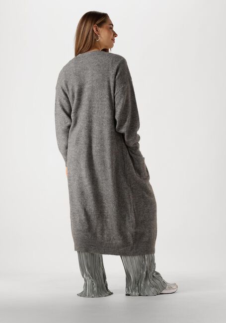 Graue Y.A.S. Strickjacke YASBALIS LS LONG KNIT CARDIGAN - large
