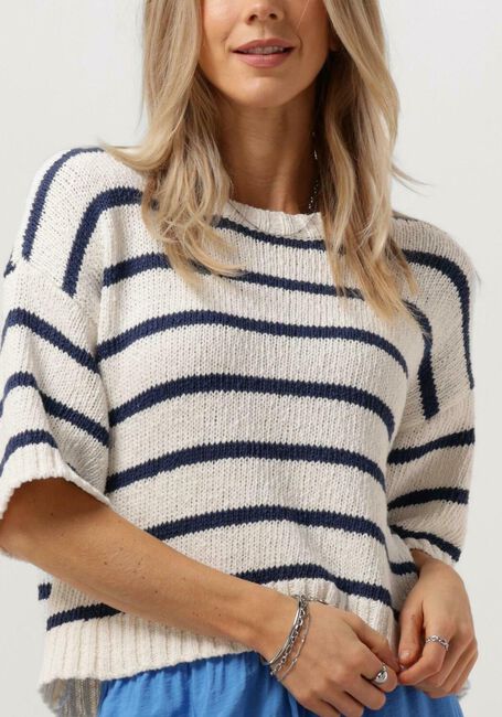 Weiße MSCH COPENHAGEN Pullover MSCHHANNALIE 2/4 PULLOVER STP - large