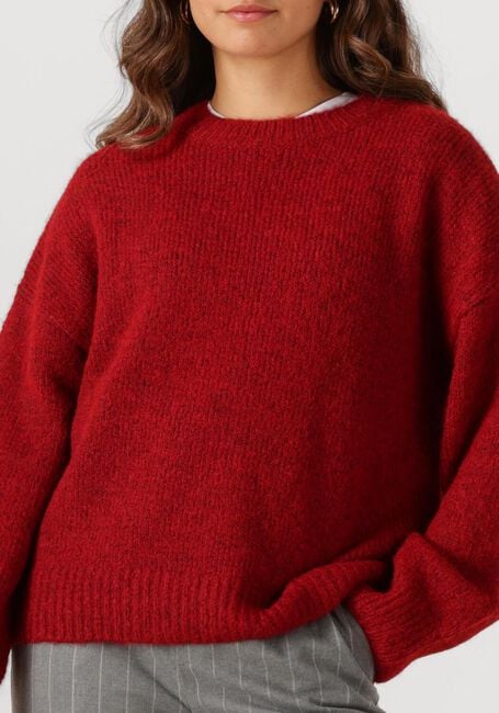 Rote OBJECT Pullover OBJSAGGIA LS LO PULLOVER - large