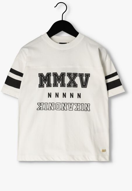 Weiße NIK & NIK T-shirt MMXV COLLEGE T-SHIRT - large