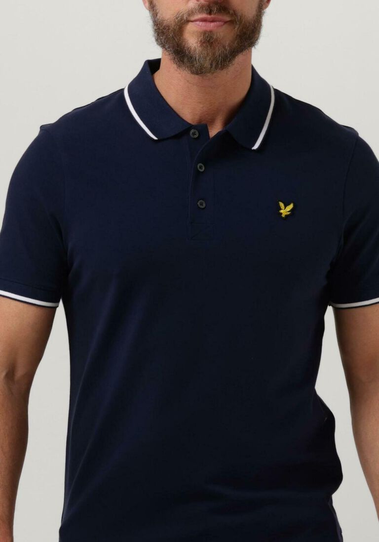 dunkelblau lyle &amp; scott polo-shirt tipped polo shirt IV8238