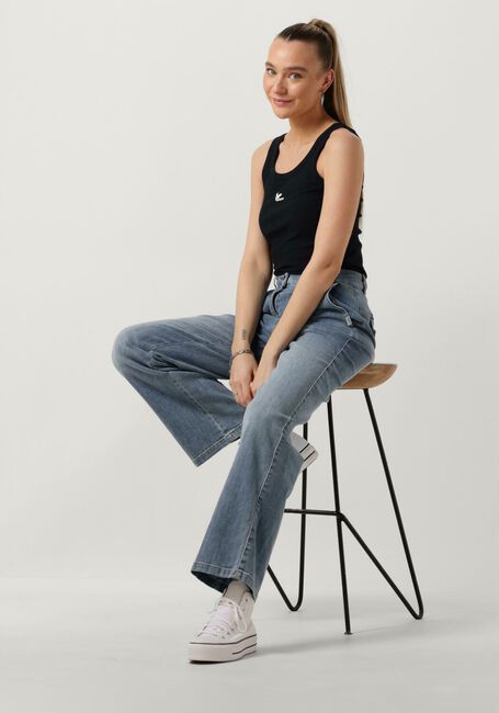 Dunkelblau PENN & INK Top SINGLET PRINT - large